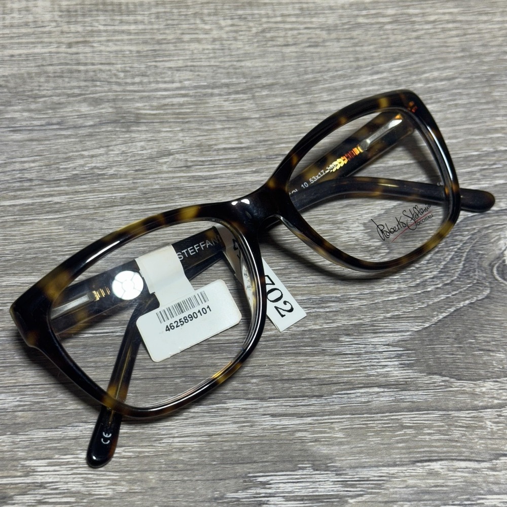 Roberto Steffani Eyeglasses RS 156 53-17-145 Designer Frame Glasses Tortoise